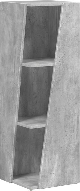 vidaXL Seitenregal in Betongrau aus Holzwerkstoff, modern, B/T/H: 33 x 32 x 100,5 cm - Bild 1