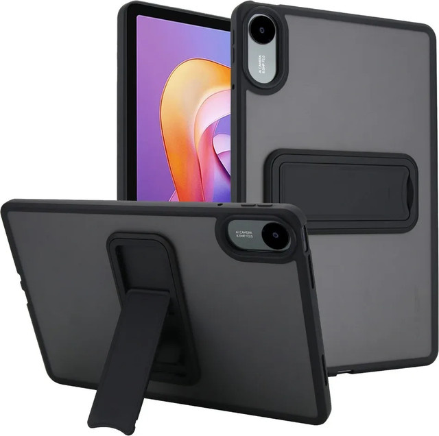 Xiaomi Tablet Hülle für Pad 2 11 Zoll 2025 mit Standfunktion und Halterung aus TPU in Rot und Grau - Bild 1