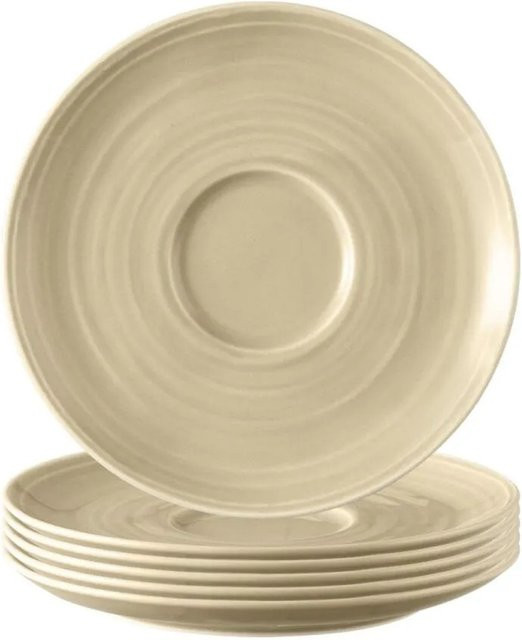 Seltmann Weiden Terra Kombi-Untertassen 6er Set Beige Durchmesser: 16,1 cm - Bild 1