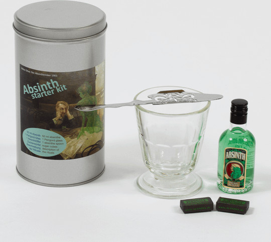 Radomil Hill, Absinth-Set, Spirituosen, 0,05 l - Bild 1