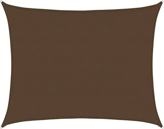 Furnicato Sonnensegel aus HDPE in Braun, Rechteckig, B x T: 8 x 6 m - Bild 1