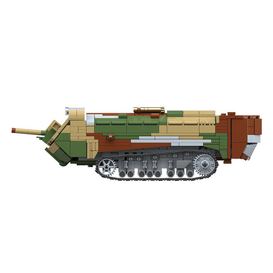 Saint-Chamond Schwerer Panzer, gepanzertes Fahrzeug, Bausteine, ab 14 Jahren - Bild 1