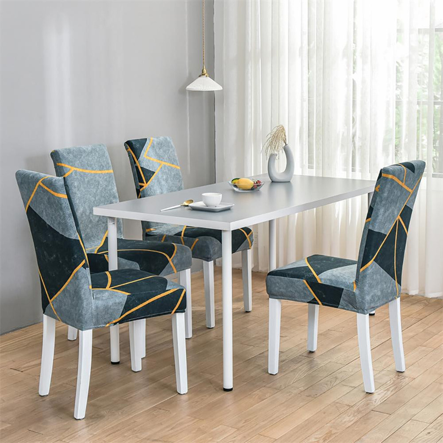 Stuhlhussen mit Stretchdruck von airldianer, rutschfest und staubdicht für Sessel und Armchairs, moderner Stil in Graphic-Design - Bild 1