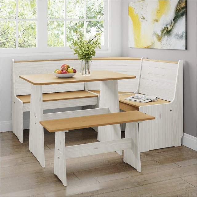 HTI-Living Sitzgruppe Marija 3-teilig im Landhausstil Weiß - Bild 1