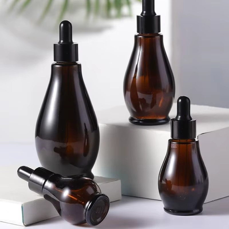 HNKMP Braunglas Tropfflaschen mit Pipette, 5 ml-10 ml, Nachfüllbar - Bild 6