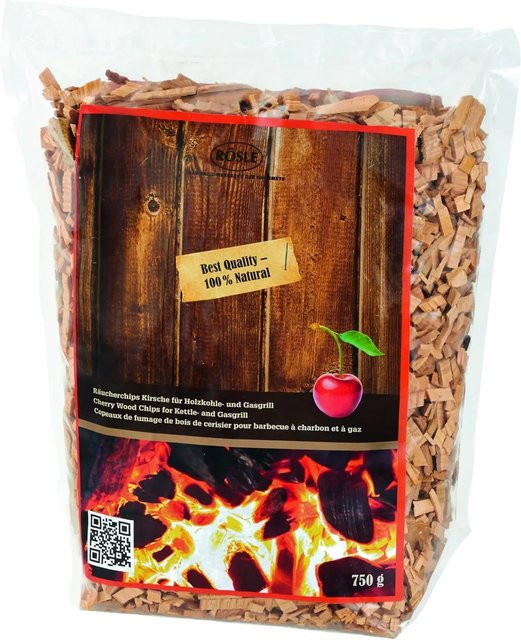 Rösle Räucherchips Kirsche für Gasgrill und Kohlegrill 90 g - Bild 1