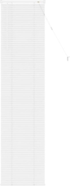 vidaXL Venetianer Jalousie aus PVC in Weiß, verstellbar, Höhe: 213 cm, Breite: 40 cm - Bild 1