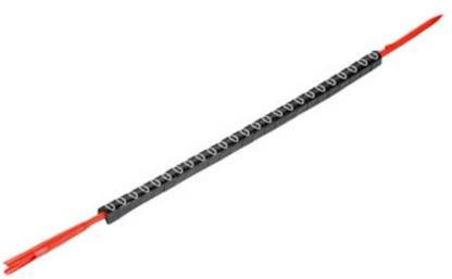 Weidmüller CLI R 02-3 SW/WS 0 Kennzeichnungsring in Schwarz mit Aufdruck 0 für einen Außendurchmesser von 1,3 bis 3 mm - Bild 1