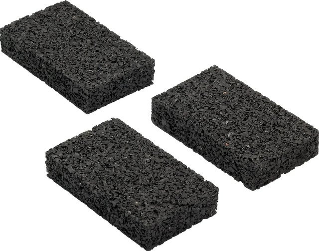 Rettenmeier Auflagepads für Unterkonstruktion aus Kunststoff, Schwarz, B/T/H: 10 x 6 x 2 cm, 20 Stück - Bild 1