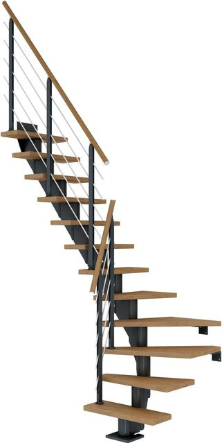 Dolle Mittelholmträger Frankfurt Eiche Anthrazit Höhe: 301 cm, Breite: 65 cm - Bild 1