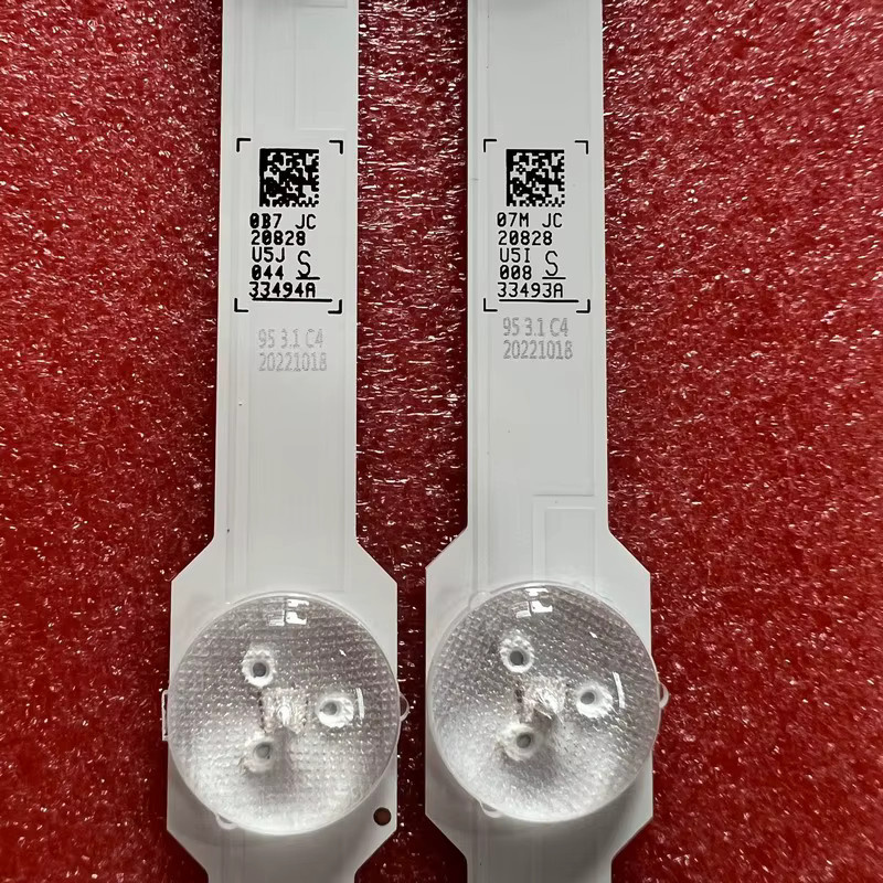 16 Stück LED Hintergrundbeleuchtungs-Streifen für Samsung UE55HU7200S UE55HU7200U UE55HU7100 UN55HU7250 UN55HU7200 Curved 3228_R07 L08 in Weiß - Bild 2