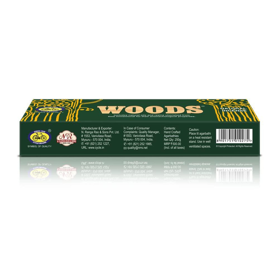 Cycle Pure Woods Natural Räucherstäbchen 2er-Pack mit holzigem Duft aus Zeder, Sandelholz und Amber für Meditation und Entspannung - Bild 2