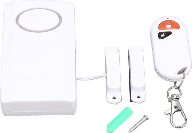 Neoglint Drahtloser Tür- und Fenstersensor mit Fernbedienung und 120 dB Alarm in Weiß - Bild 1