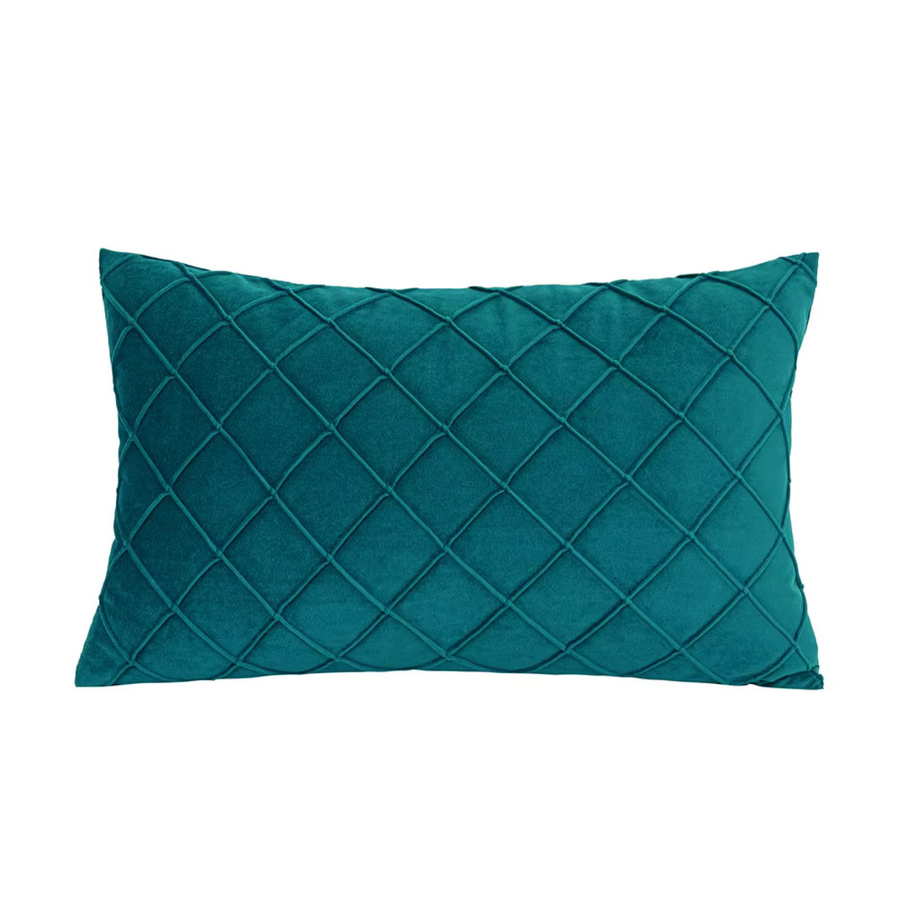 CANIRICA Kissenbezug aus Samt in Blau, Rechteckig, B/H: 30 x 50 cm - Bild 2