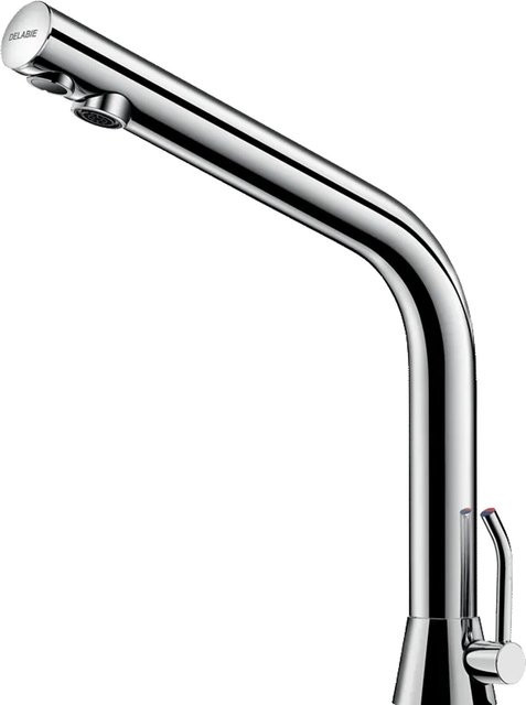 Delabie BINOPTIC MIX G3/8B Waschtisch-Mischbatterie mit Sensor, Chrom, Auslauf Höhe: 250 mm - Bild 1