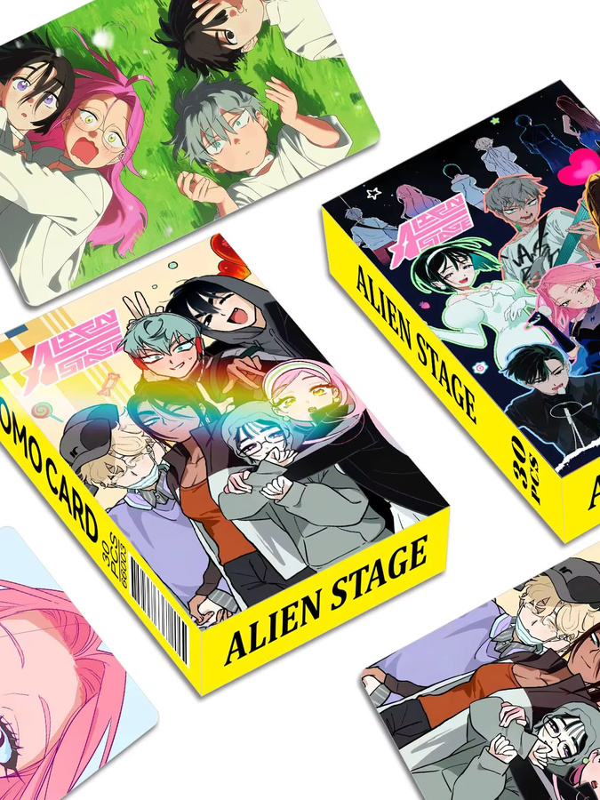 Alien Stage Anime-Fotokarten, Mini-Aufkleber, 30-teiliges Set - Bild 3