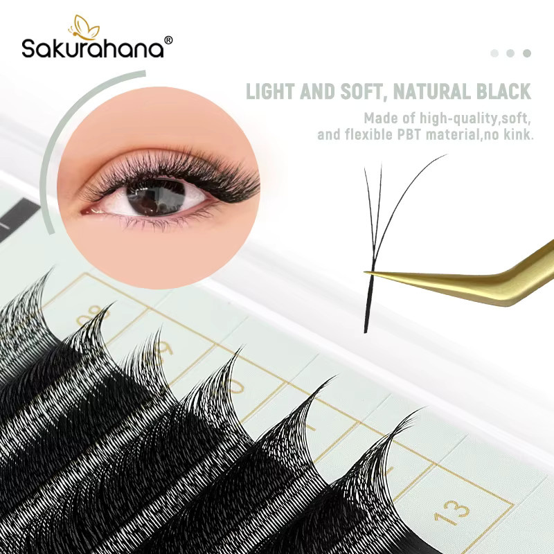 SAKURAHANA Wimpernverlängerung, Black, Unisex - Bild 3