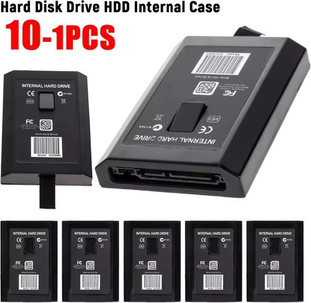 Gryan HDD-Internes Gehäuse für Xbox 360 Slim in Schwarz - Bild 1