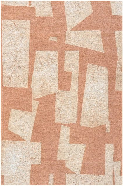 Lola&Moi Teppich Cinnamon Gums in Rose mit geometrischem Muster, B/T: 240 x 340 cm - Bild 1