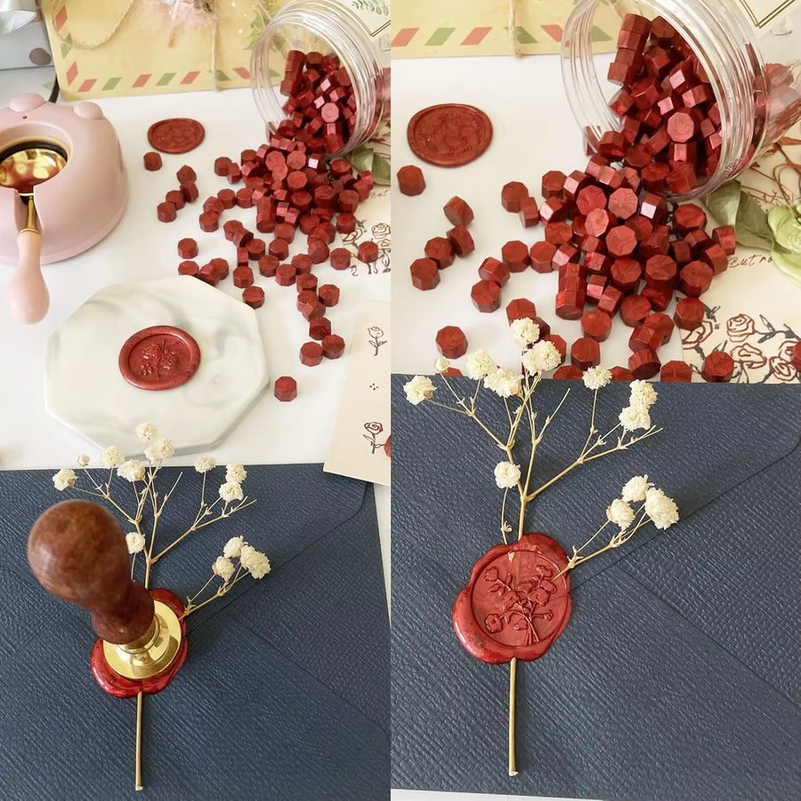 300 Stück Siegelwachsperlen für Umschläge, Hochzeitseinladungen und Geschenkverpackungen - Bild 3