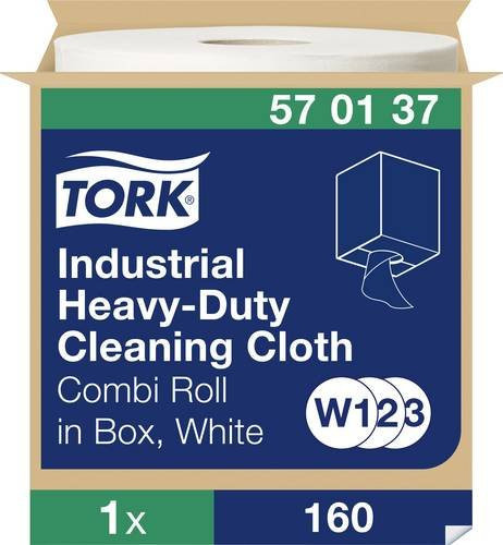 Tork Extra Starke Industrie Reinigungstücher Weiß 1-lagig 570137 - Bild 1