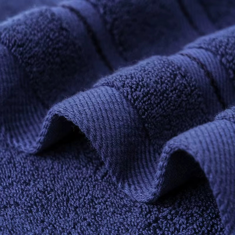 EGW Handtuch-Set aus 100 % Baumwolle in Blau, 3-teilig mit Handtuch, Gesichtstuch und Badetuch - Bild 2