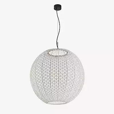 Bover Nans Sphere LED Pendelleuchte in Weiß und Schwarz - Bild 1