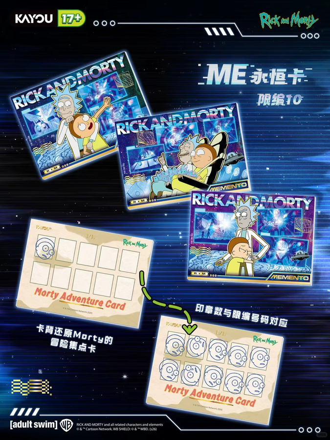 KAYOU Rick and Morty Sammelkarten, Klassische Grafiken, ab 14 Jahren - Bild 2