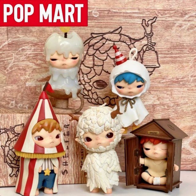 POP MART Hirono Serie Shelter Blind Box Anime Figur als dekoratives Desktop Spielzeug - Bild 1