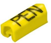 Weidmüller CLI C 02-9 GE/SW PEN MP Kennzeichnungsring in Gelb mit PEN-Aufdruck für Außendurchmesser 1,3 bis 3 mm - Bild 1
