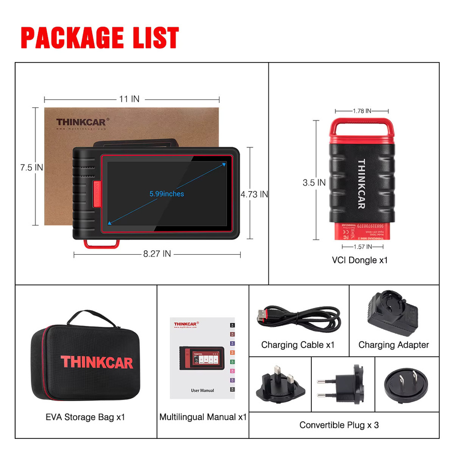 THINKCAR ThinkScan Max 2 OBD2-Diagnosetool in Schwarz mit CANFD-Unterstützung für ECU-Codierung, DPF- und IMMO-Reset sowie GM 2023 AF Funktionen - Bild 4