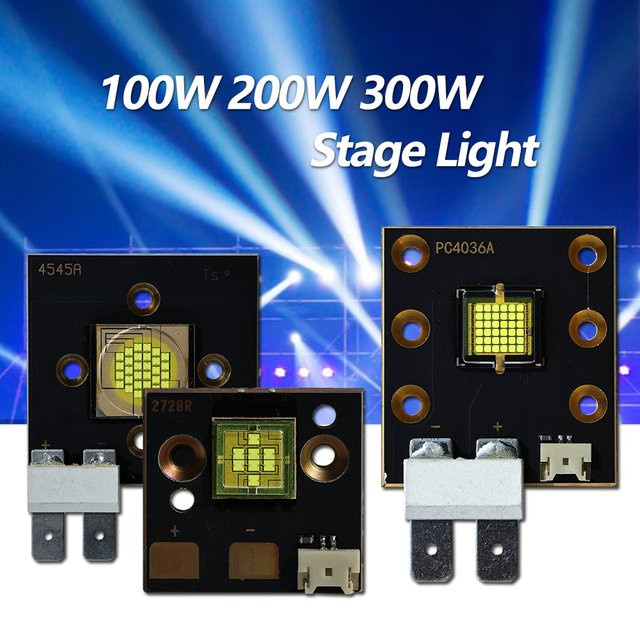 High Power LED Bühnenlicht in Kaltweiß für Moving Head, DJ-Lampen und Projektoren mit 100W bis 300W Leistung - Bild 1