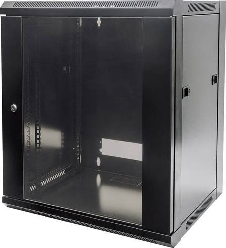 Intellinet 19 Zoll Netzwerkschrank Schwarz RAL 9005 B/H/T: 570 x 635 x 450 mm 12 HE - Bild 1