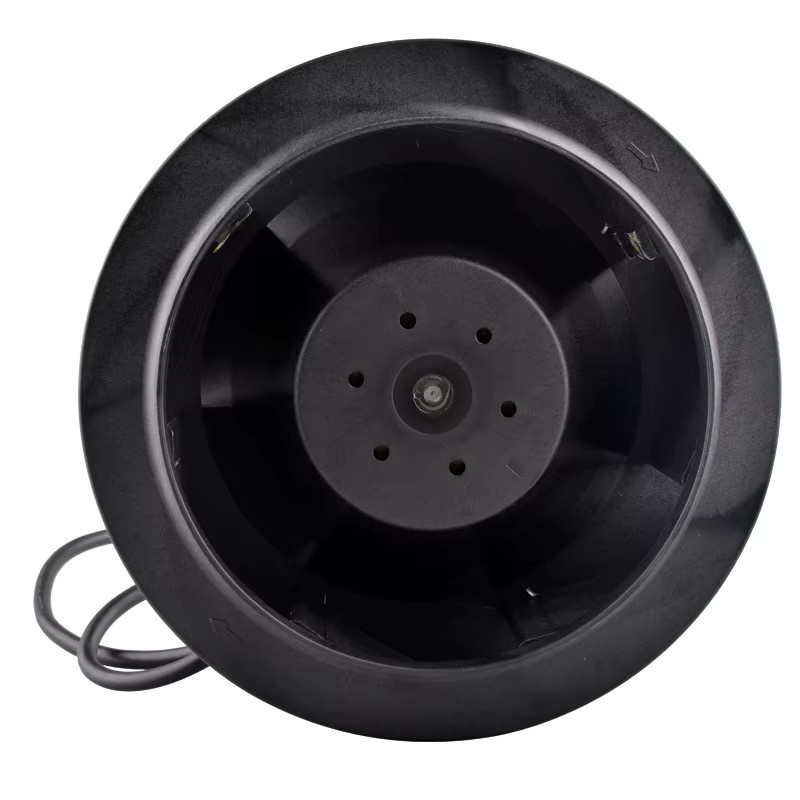 ANCHAOPU DC-Lüfter Hochgeschwindigkeits-Zentrifugalventilator für integrierte Schränke, Schwarz, Durchmesser: 17,5 cm - Bild 5