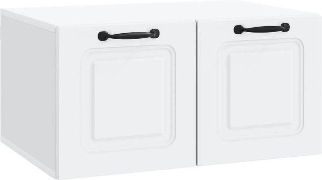 vidaXL Wandmontierter TV-Schrank in Weiß aus Holzwerkstoff, B/T/H: 59,5 x 41 x 30 cm - Bild 1
