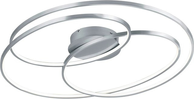 Trio LED Deckenleuchte Gale in Nickel matt, dimmbar, B: 800 mm, T: 145 mm, H: 650 mm - Bild 1