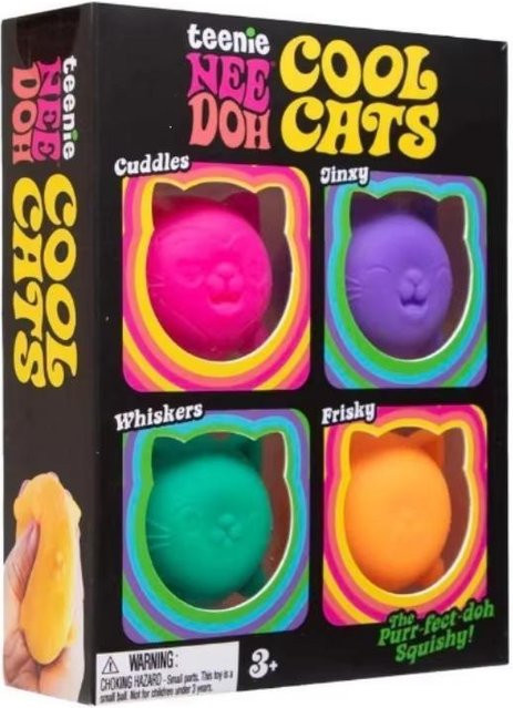 Schylling Needoh Coole Katze Squishy Spielzeug, Sensorische Fidget Spielzeuge - Bild 1
