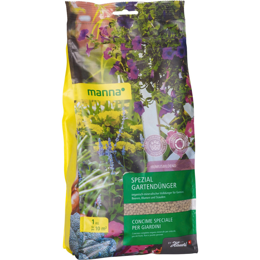 Manna Spezial Gartendünger mit NPK 8-2-10, 1 kg - Bild 2