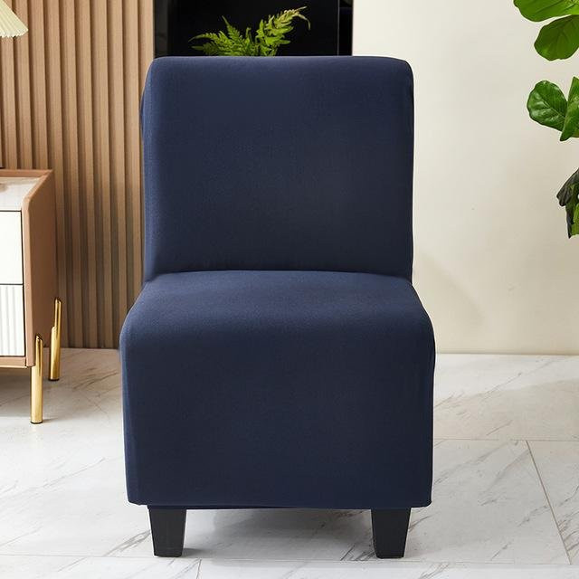 Housmife Elastischer Sofabezug für Sessel und Hocker, Dunkelblau, Rutschfest, 92% Polyester und 8% Elasthan - Bild 1