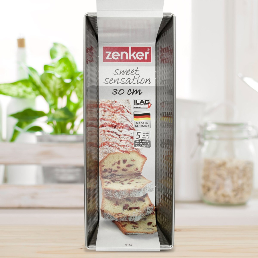 Zenker Kastenform Sweet Sensation aus Aluminium, Silber/Grau, Durchmesser: 30 cm, Antihaftbeschichtung - Bild 2
