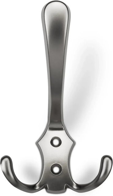 SOTECH Garderobenhaken LENA 2 Fach aus Metall in Chrom Matt Silber - Bild 1