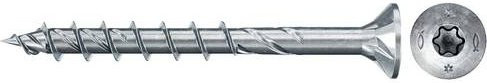 Fischer PowerFast II Spanplattenschrauben mit Senkkopf, Torx-Antrieb, blau passiviert, Teilgewinde - Bild 1