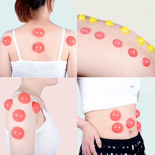 HNKMP Schröpfen Set Silikon Massagegläser, 12 Stück, Unisex - Bild 1