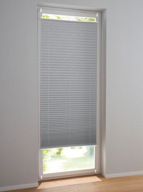 Heine Home Plissee-Jalousie Single Pleat in Grau, B: 130 cm, H: 130 cm, blickdicht, 100% Polyester - Bild 1