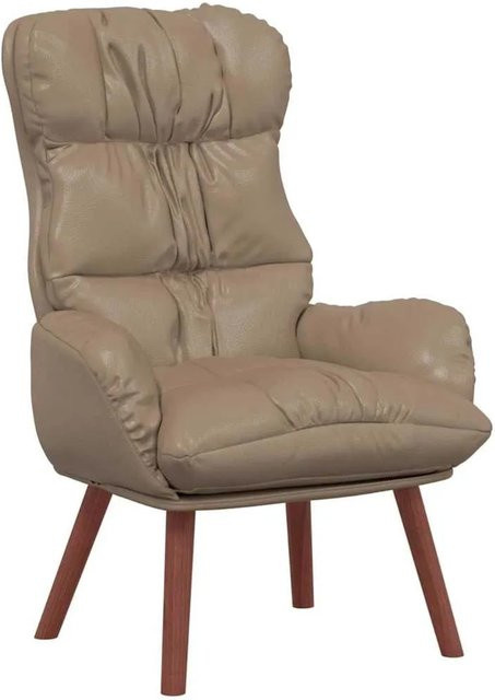 vidaXL Relaxsessel in Cappuccino, Farbe Beige/Braun, Kunstleder und Schaum, B/T/H: 69 x 74 x 93 cm - Bild 1