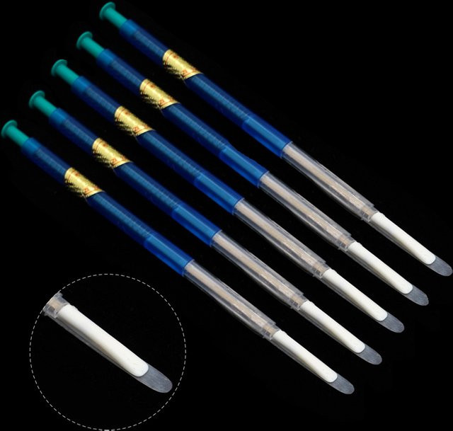 JIECARE Imkerei Zubehör Set aus Kunststoff mit 5 elastischen Pfropfwerkzeugen in Blau zur Königinnen- und Larvenaufzucht - Bild 1