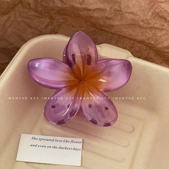 Haarspangen Blumen, Farbverlauf, Damen, Mädchen - Bild 1