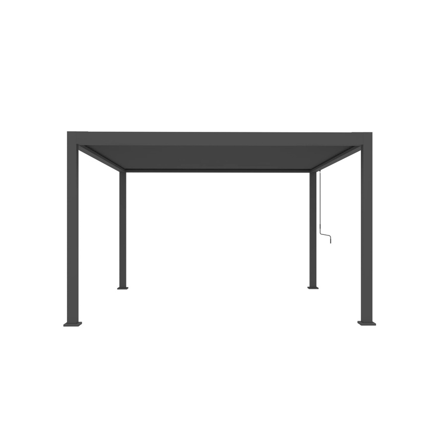 MWH Pergola I-120 Series aus Aluminium in Anthrazit, B/T: 4 x 4 m - Bild 2