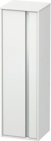 Duravit Hochschrank Ketho in Weiß Matt mit Glasfachböden, B: 40 cm, T: 36 cm, H: 132 cm - Bild 1