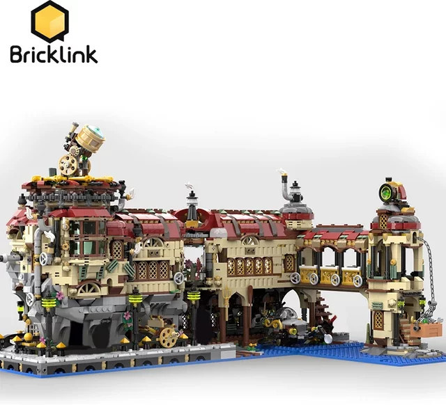 Bricklink Steam-Punk mittelalterliche Burg Wissenschaft Bausteine Set - Bild 1